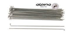 Alpina spaak 12G/212mm/ø2.62mm/M3.0, verzinkt, zilver (1440)
