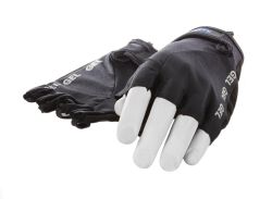 Mirage handschoenen lycra + gel, size L, zwart/zwart