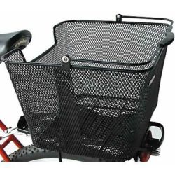 Pletscher basket with adapter, black