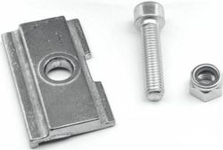 Pletscher esge standaard adapterplaat voor F20 Zoom Twin Optima, onder, smalle lasklem