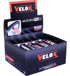 Velox CO² cartridge met draad, 25gram (doosje à 10)