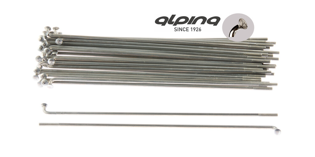 alpina spaak 12g150mm262mmm30 verzinkt zilver gros
