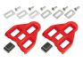 asista pedal cleats for look delta clearance 9 red