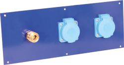 Cyclus compressed air and power supply connection plate for diagonal stand (code 720644)