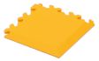 Cyclus floor tile corner molding 13.5x13.5x0.7 PVC yellow for 730023