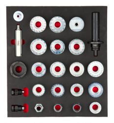 Cyclus Foam Nr.15, including bottom bracket tools , size M, red