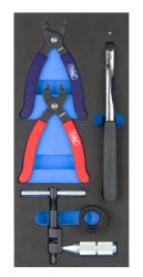 Cyclus Foam Nr.18, including chain tools , size S, blue