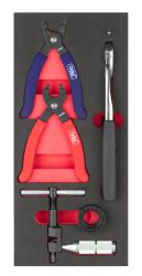 Cyclus Foam Nr.18, including chain tools , size S, red