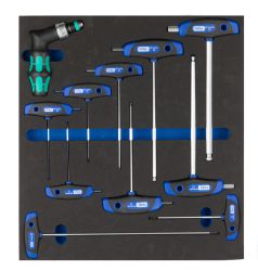 Cyclus Foam Nr.24, inclusief inbussleutels, maat L, blauw