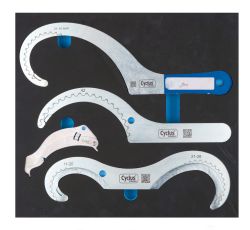 Cyclus Foam Nr.25, inclusief casette-tandwielhaak, maat L, blauw