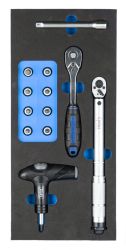 Cyclus Foam Nr.4, including torque wrenches, size S, blue