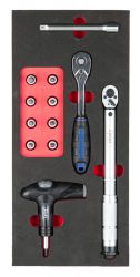 Cyclus Foam Nr.4, including torque wrenches, size S, red