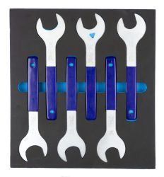 Cyclus Foam Nr.6, including headset wrenches, size M, blue