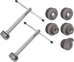 Cyclus repair stand spindle set incl. 5 adapters