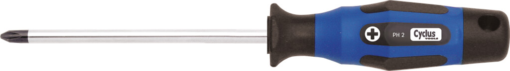 cyclus screwdriver phillips ph 1x100 black tip multicomponent handle