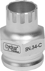 Cyclus snap.in cassette tool SACHS and screw-on-freewheels - SN.34-C