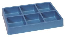 Cyclus tool tray with 6 small compartments