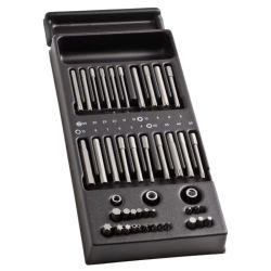 Facom module with long and short bits, 41 pieces plus 3 bit holders