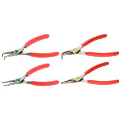 Facom set of 4 circlip pliers, straight and curved