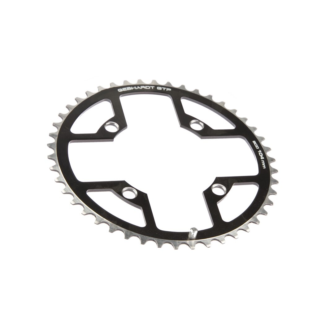gebhardt chainring 46t bcd 104mm 4 arms black
