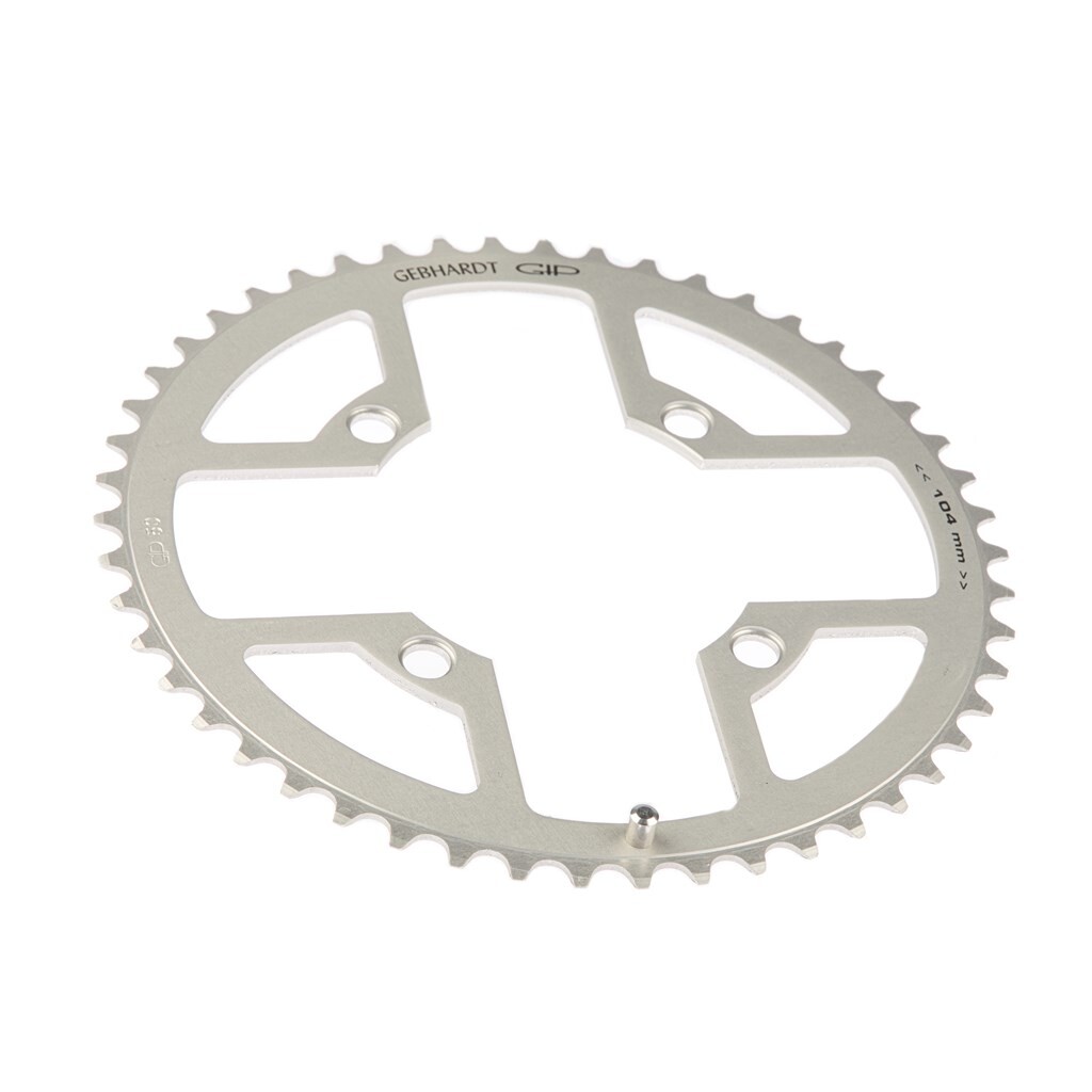 gebhardt chainring 46t 104mm 4 arms silver
