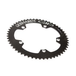 Gebhardt chainring 53T BCD 144mm 5 arms, track, black