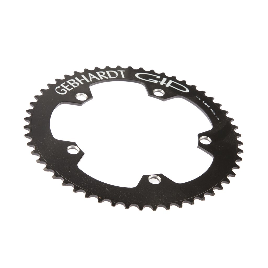 gebhardt chainring 54t bcd 144mm 5 arms track black