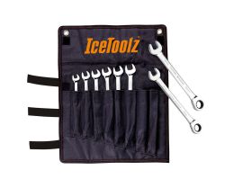 IceToolz Open End-, Ring- and Ratchet Wrench set, 8~15mm, #41B8