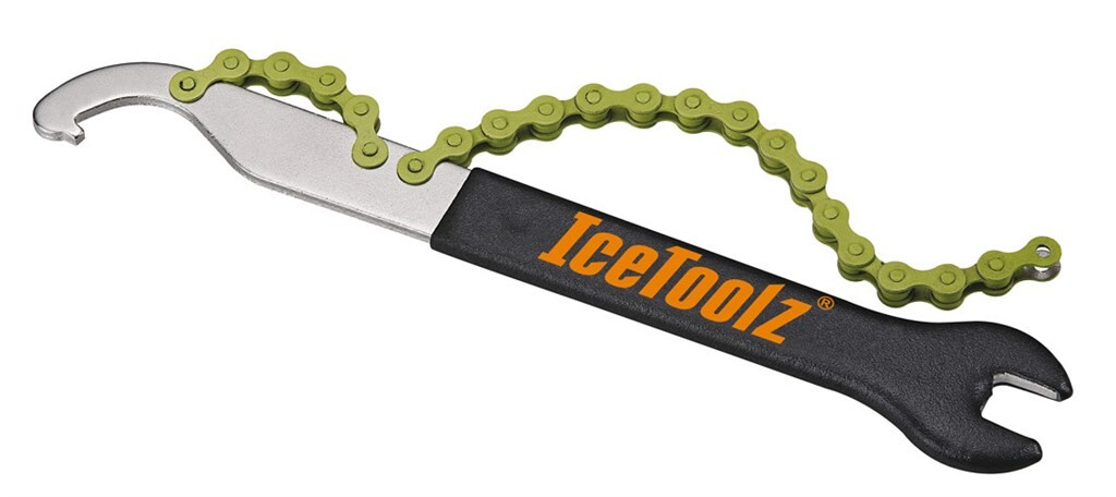 icetoolz pedal wrench hook and chain whip single speed 12x18 34s2 