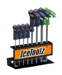 IceToolz TwinHead Hex Key Set, 2/2.5/3/4/5/6/8mm & T25, #7M85
