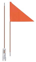 IceToolz vlag met fiberglas deelbare stang 150cm,oranje,52G0