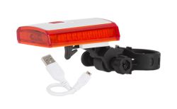 IkziLight achterlicht Aside 3xCOB LED, USB oplaadbaar