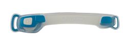 IkziLight arm band “Stripled 2.0“, red LED, transparent/blue