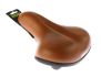 mirage comfort saddle with elastomer brown