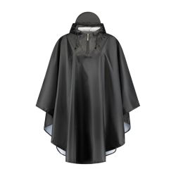 Mirage Rainfall poncho luxury, one size, zwart