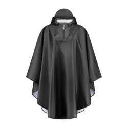 Mirage Rainfall poncho luxury maat one-size, black