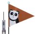 pexkids bicycle flag panda