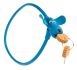 pexkids bicycle lock silicone flappie 10x58cm blue 308c