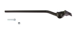 Pletscher esge bracketstandaard NL 28“/L295 gepolijst zwart,voor lasplaat 20mm