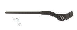 Pletscher esge center kickstand Optima 28“/L295, with rubber cranck protection, black