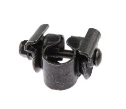 Selle Bassano seatpost clamp 3-part, galvanised, black