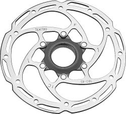 Tektro disc brake rotor TR180-45 ø180x2,3mm, centerlock, silver