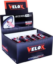 Velox CO² cartridge with thread, 16gram (box of 15)