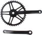 Vinty crankstel 44T 18 crank 170mm spieloos staal zwart